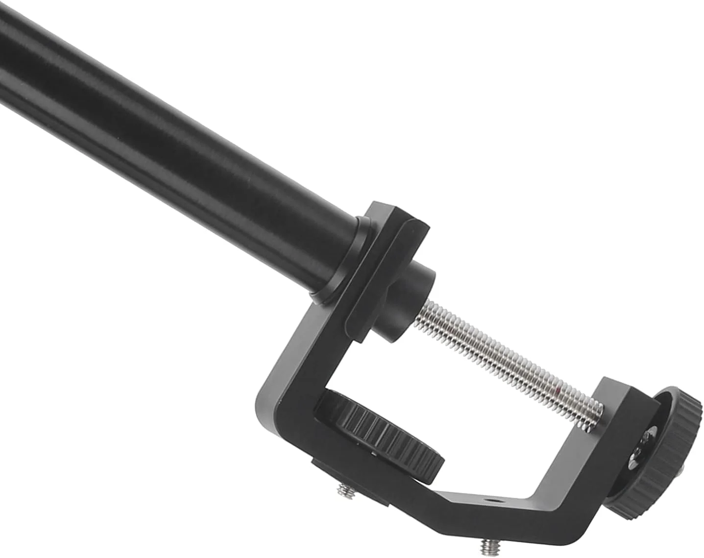 پایه رومیزی، نگهدارنده گیره C قابل تنظیم، پایه نور رومیزی با سر توپی، برای پخش زنده ویدئو و عکاسی (مناسب برای همه)