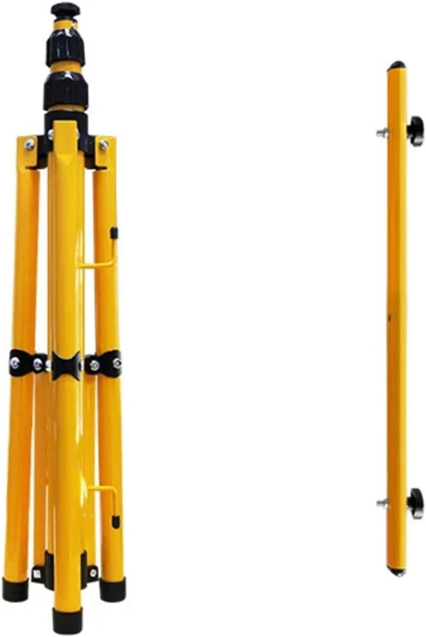 پایه سه پایه چراغ نورافکن قابل تنظیم - پایه چراغ کار سنگین برای کمپینگ، ساخت و ساز، مکان های اضطراری - نصب تک و دوبل لامپ موجود است