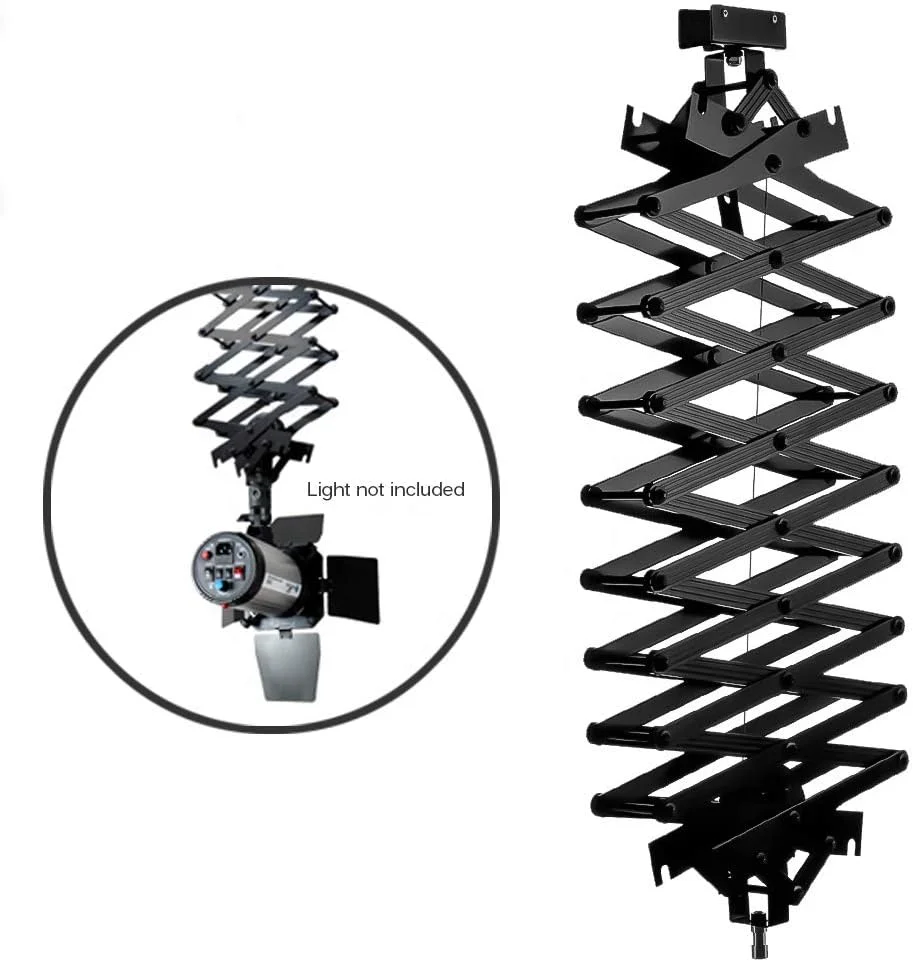 پانتوگراف VTS برای نورپردازی استودیویی، نصب دیواری استودیو، بازوی اکستنشن نصب سقفی دوربین برای تک نورهای عکس و فیلم، چترها، بازتابنده ها، بالای سر با گیره نگهدارنده نور (1 عدد) پانتوگراف VTS برای نورپردازی استودیویی، نصب دیواری استودیو، بازوی اکستنشن نصب سقفی دوربین برای تک نورهای عکس و فیلم، چترها، بازتابنده ها، بالای سر با گیره نگهدارنده نور (1 عدد)