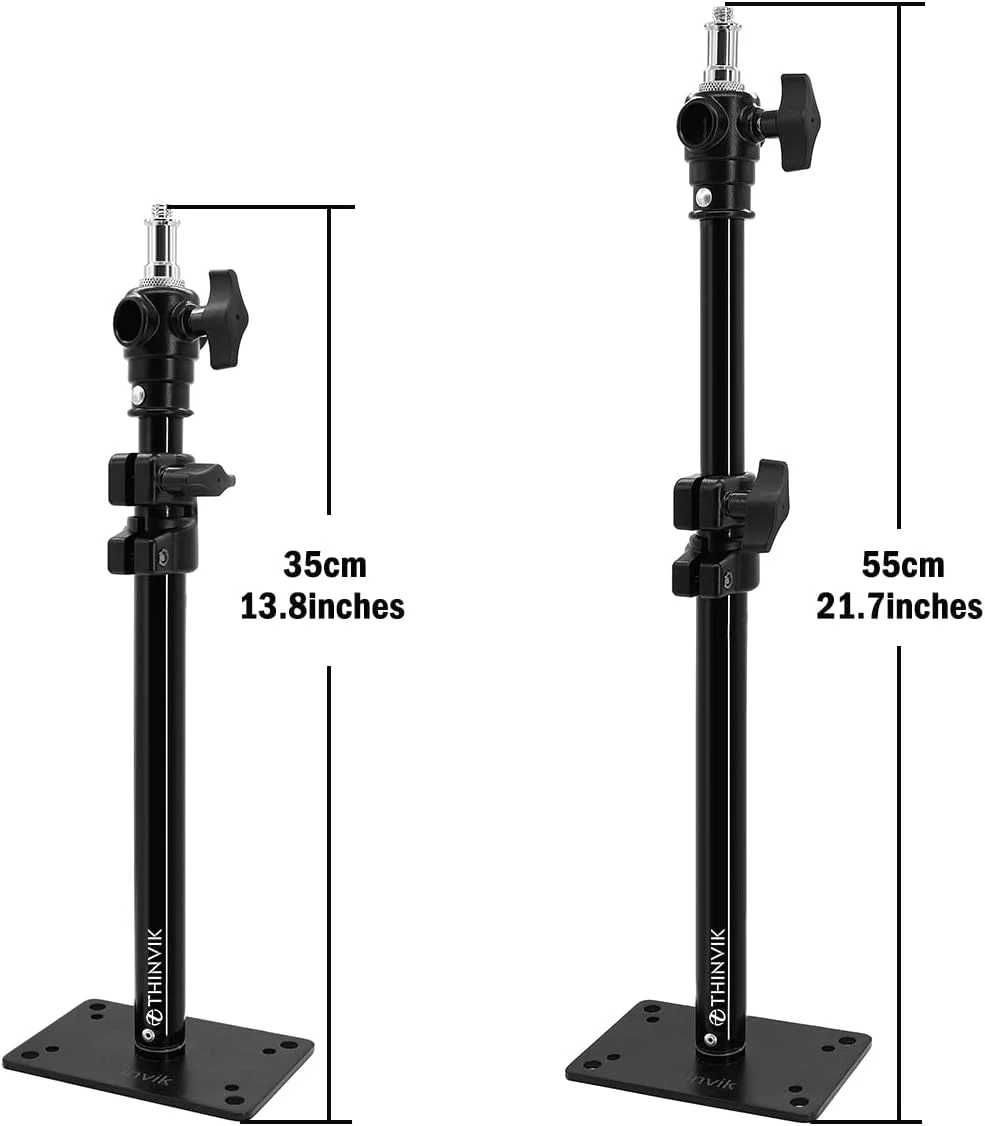 پایه بوم بازویی دیواری دوربین Thinvik با مانت 1/4 و 3/8 برای نصب عمودی یا افقی