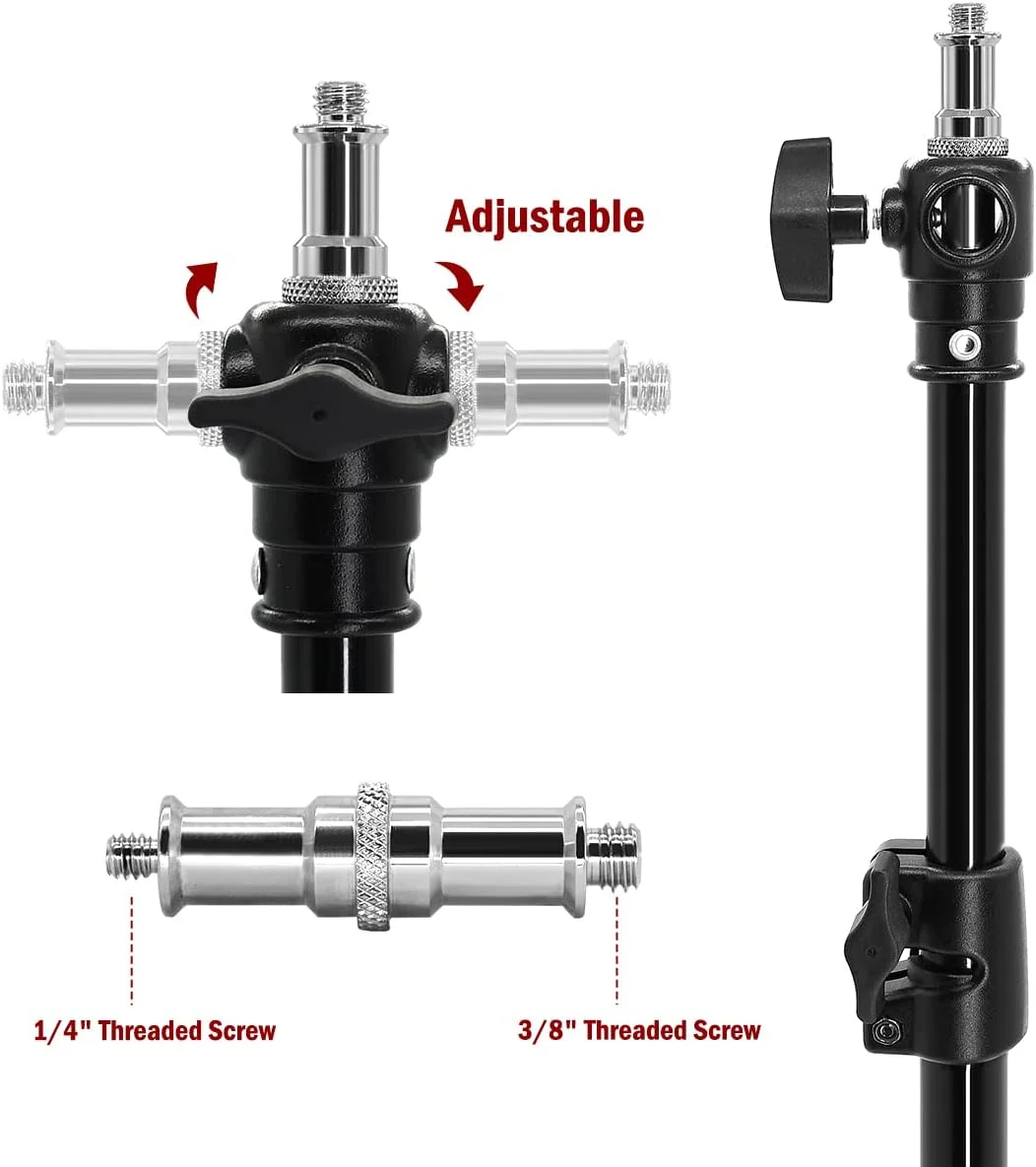 پایه بوم بازویی دیواری دوربین Thinvik با مانت 1/4 و 3/8 برای نصب عمودی یا افقی