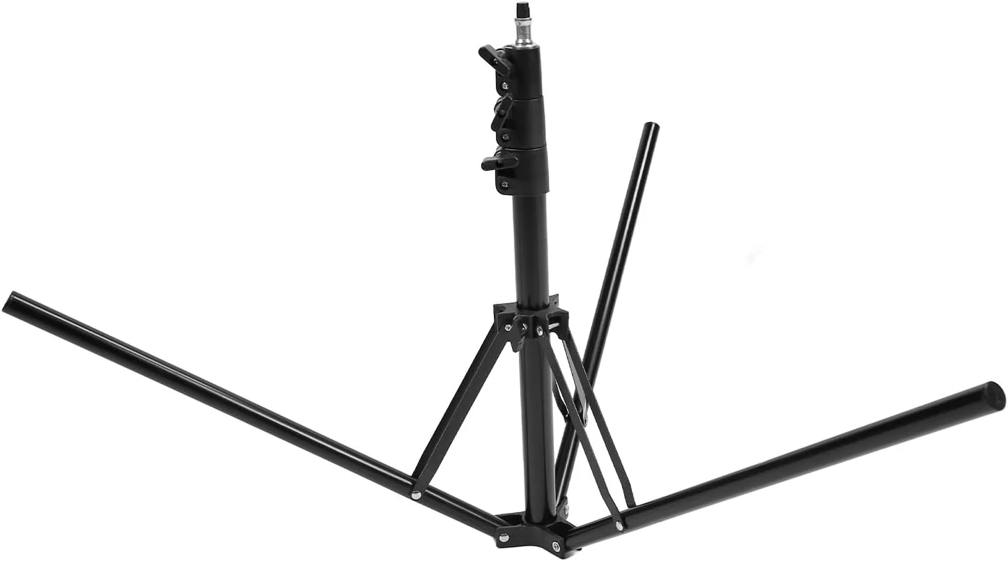 پایه نور سخت، پایه استاندارد با ارتفاع قابل تنظیم از جنس آلیاژ سلیینیوم، مناسب برای عکاسان و دوربین های LED