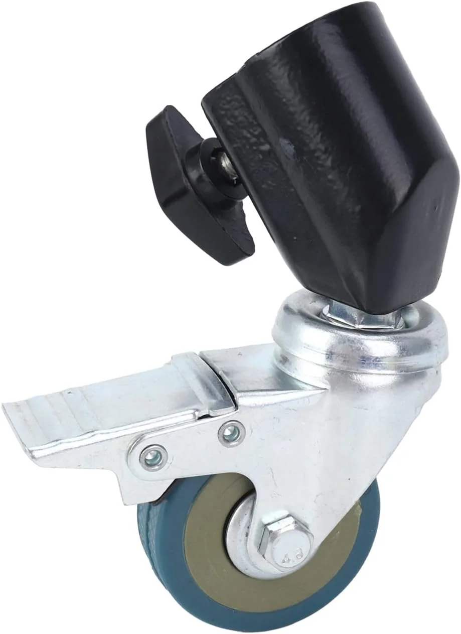 9 عدد چرخ جهانی 22 میلی متری استودیوی عکس، قرقره سه پایه سنگین برای پایه های نور/بازوی استودیو 9 عدد چرخ جهانی 22 میلی متری استودیوی عکس، قرقره سه پایه سنگین برای پایه های نور/بازوی استودیو