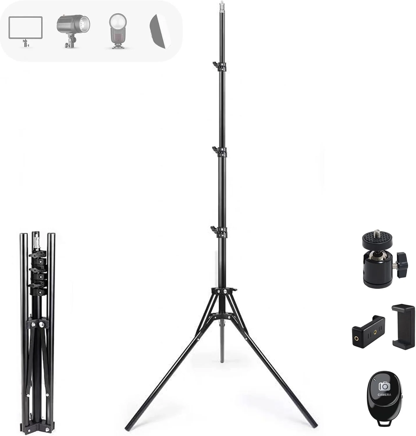 پایه نور عکاسی قابل افزایش طول پایه نور عکاسی قابل افزایش طول