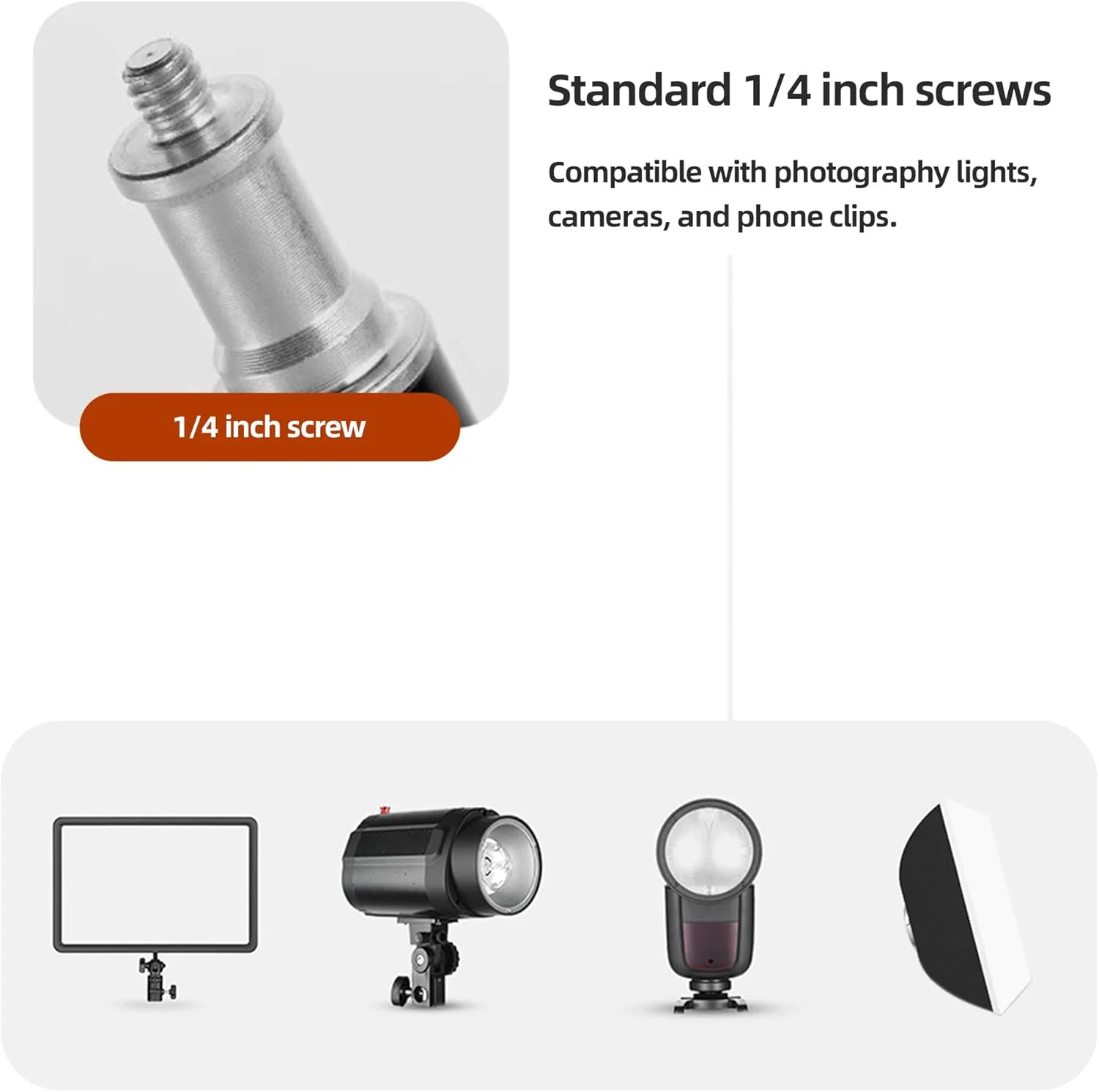 پایه نور عکاسی قابل افزایش طول