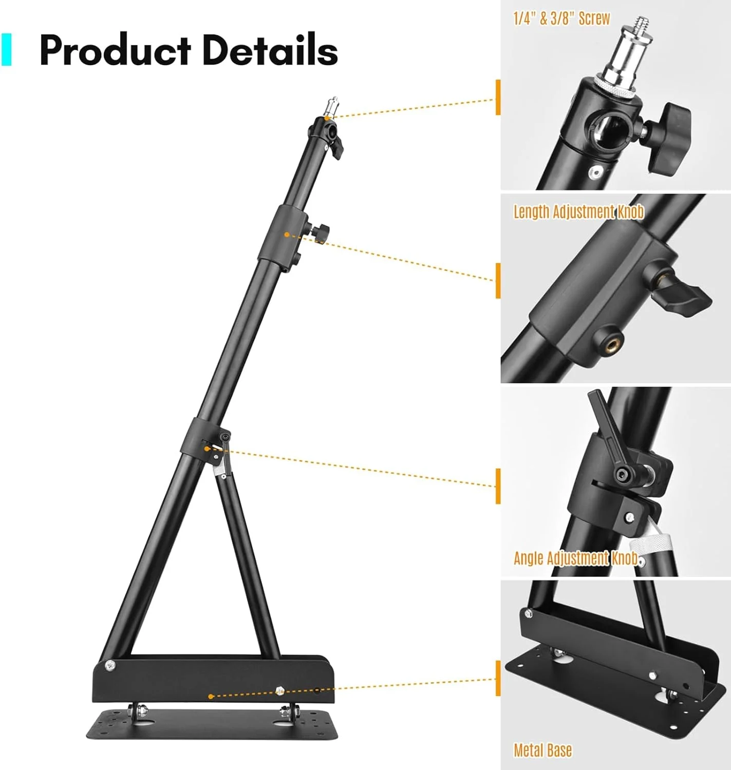 پایه نور دیواری مثلثی مستحکم سیکسران با بازوی چرخان 180 درجه، ظرفیت بار 5 کیلوگرم، طول 130 سانتی متر، سازگار با فلاش استودیویی و موارد دیگر (طول 102 سانتی متر - 180 سانتی متر) پایه نور دیواری مثلثی مستحکم سیکسران با بازوی چرخان 180 درجه، ظرفیت بار 5 کیلوگرم، طول 130 سانتی متر، سازگار با فلاش استودیویی و موارد دیگر (طول 102 سانتی متر - 180 سانتی متر)