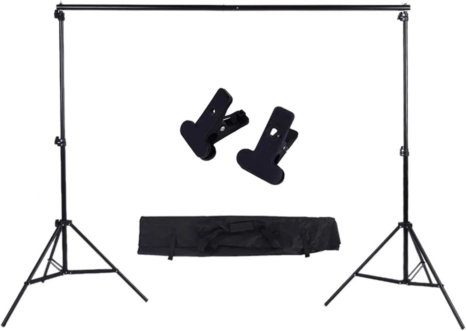 پایه نورپردازی عکاسی SIXRUN، پایه نگهدارنده پس زمینه قابل تنظیم، میله اتصال پس زمینه عکس، با دندانه های گیره متحرک برای نگه داشتن نور پایه نورپردازی عکاسی SIXRUN، پایه نگهدارنده پس زمینه قابل تنظیم، میله اتصال پس زمینه عکس، با دندانه های گیره متحرک برای نگه داشتن نور