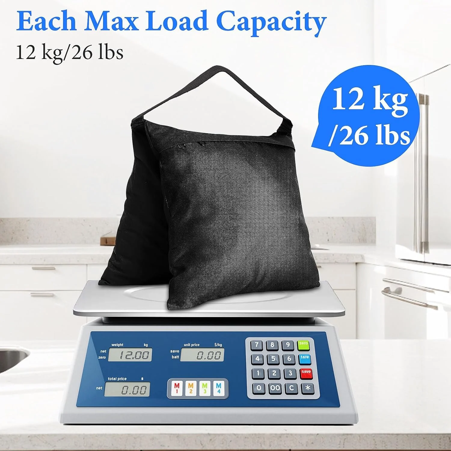 کیسه شن برای وزنه، بسته 8 عددی کیسه وزنه شنی برای پایه نور تجهیزات فیلمبرداری عکاسی، خورجین سنگین برای پایه پس زمینه، سه پایه، سایبان، چادر، پایه چتر، میز پیک نیک - مشکی