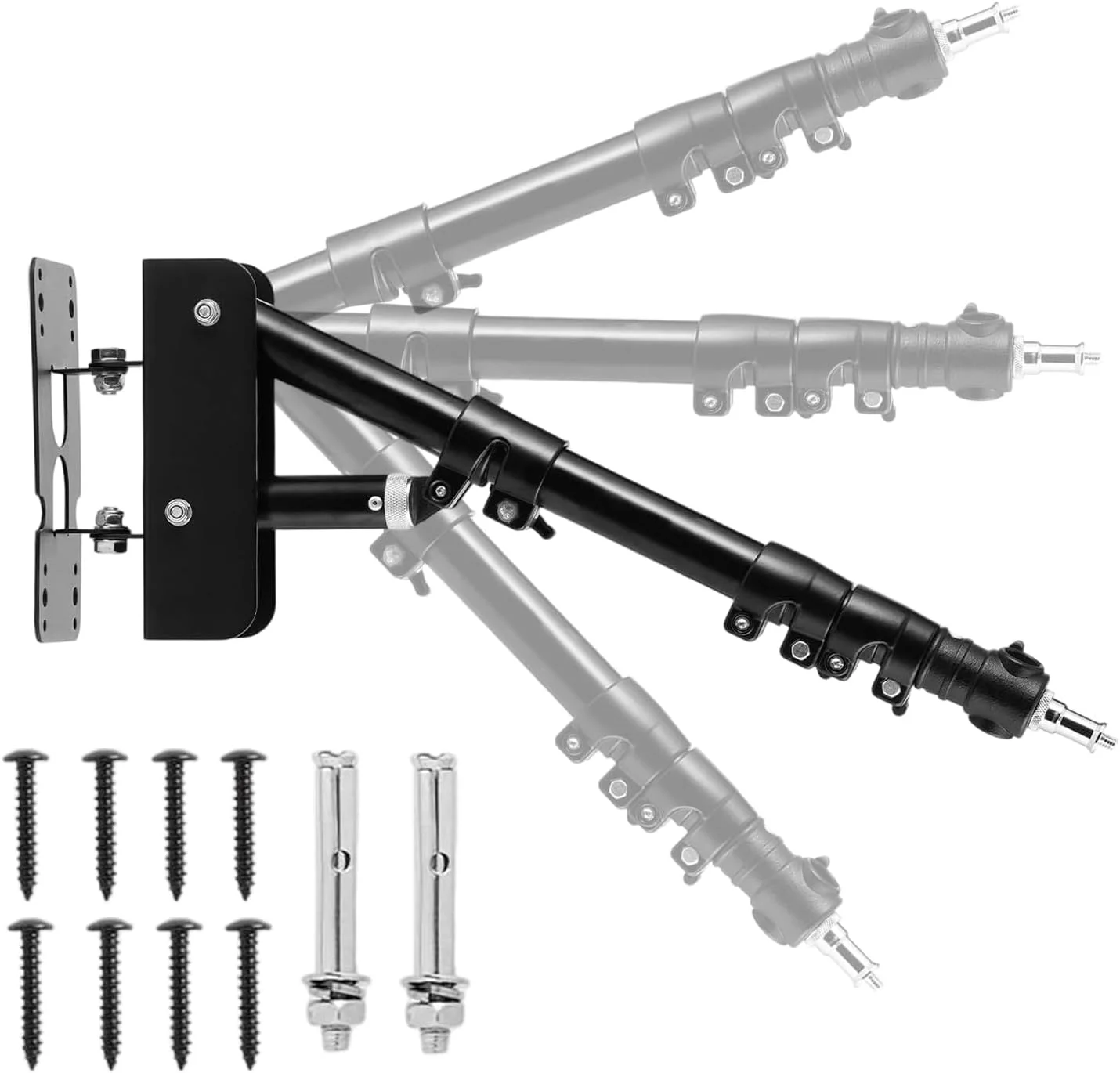 پایه دیواری رینگ لایت، بازوی بوم مثلثی پایه نور آرایشگاه، نگهدارنده چرخشی برای رفلکتور، نور تکی، پس زمینه، عکس های پرتره، استودیو، اتاق گریم پایه دیواری رینگ لایت، بازوی بوم مثلثی پایه نور آرایشگاه، نگهدارنده چرخشی برای رفلکتور، نور تکی، پس زمینه، عکس های پرتره، استودیو، اتاق گریم