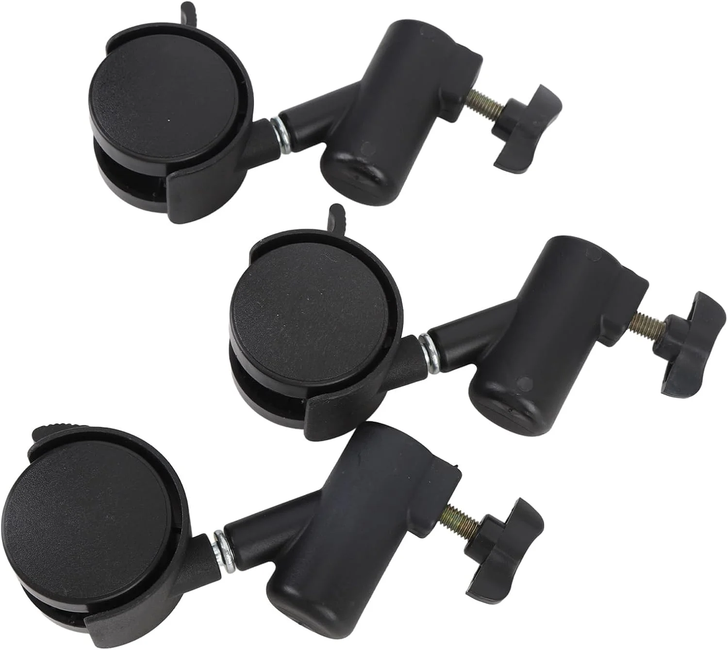 چرخهای پایه نور، چرخهای سه پایه با چرخش 360 درجه برای عکاسی زنده، نصب آسان، حرکت بیصدا چرخهای پایه نور، چرخهای سه پایه با چرخش 360 درجه برای عکاسی زنده، نصب آسان، حرکت بیصدا