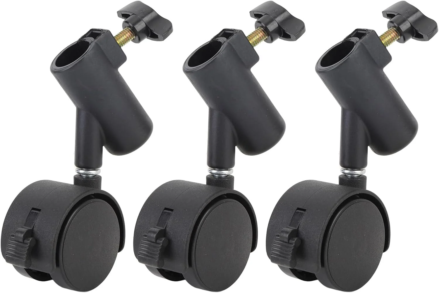 چرخهای پایه نور، چرخهای سه پایه با چرخش 360 درجه برای عکاسی زنده، نصب آسان، حرکت بیصدا چرخهای پایه نور، چرخهای سه پایه با چرخش 360 درجه برای عکاسی زنده، نصب آسان، حرکت بیصدا