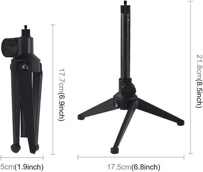 پایه رومیزی قابل تنظیم PULUZ به همراه نگهدارنده تلفن همراه، پایه سلفی پایه رومیزی قابل تنظیم PULUZ به همراه نگهدارنده تلفن همراه، پایه سلفی