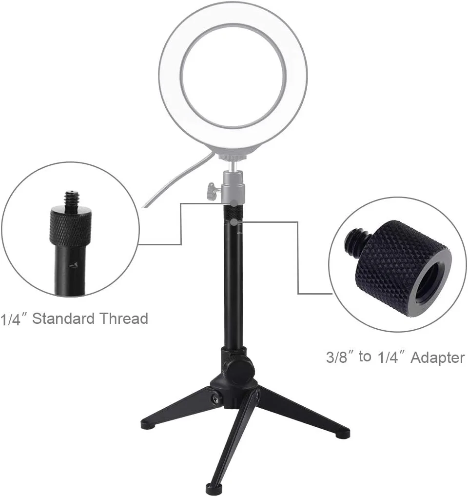 پایه رومیزی قابل تنظیم PULUZ به همراه نگهدارنده تلفن همراه، پایه سلفی پایه رومیزی قابل تنظیم PULUZ به همراه نگهدارنده تلفن همراه، پایه سلفی