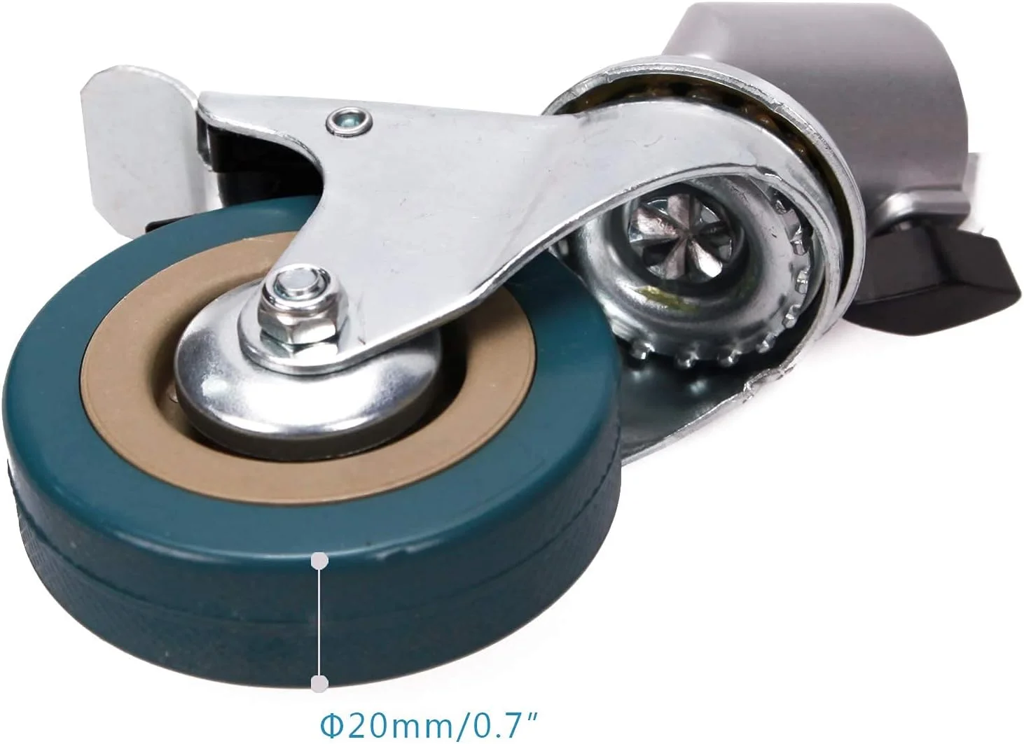 چرخ های گردان سه تایی استودیو برای پایه های نور و بوم با قطر پایه فقط 22 میلی متر