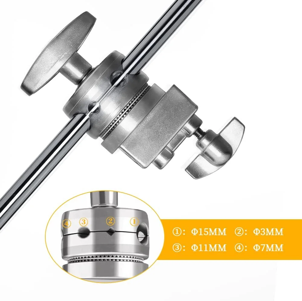 پایه C حرفه ای عکاسی با بازوی بوم آلیاژ آلومینیوم، ظرفیت بار 20 کیلوگرم، حداکثر ارتفاع 330 سانتی متر، پایه های تاشو برای فلاش استودیویی، رفلکتورها و سافت باکس پایه C حرفه ای عکاسی با بازوی بوم آلیاژ آلومینیوم، ظرفیت بار 20 کیلوگرم، حداکثر ارتفاع 330 سانتی متر، پایه های تاشو برای فلاش استودیویی، رفلکتورها و سافت باکس