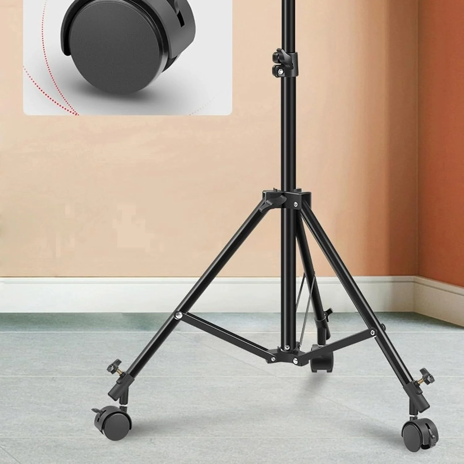 ست چرخ های حرفه ای پایه نور، 3 عدد چرخ 16 میلی متری با قابلیت چرخش 360 درجه به همراه ترمز پایی، مناسب برای استودیو، عکاسی و فیلمبرداری ست چرخ های حرفه ای پایه نور، 3 عدد چرخ 16 میلی متری با قابلیت چرخش 360 درجه به همراه ترمز پایی، مناسب برای استودیو، عکاسی و فیلمبرداری