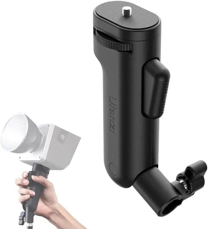 آداپتور پایه نور یونیورسال Ulanzi LA03 با دسته تفنگی | برای نور LED فیلمبرداری، فلاش، مانیتور و لوازم جانبی استودیو | سازگار با Ulanzi LT028 L023 L024 LT005 40W 60W | حداکثر وزن قابل تحمل 2 کیلوگرم