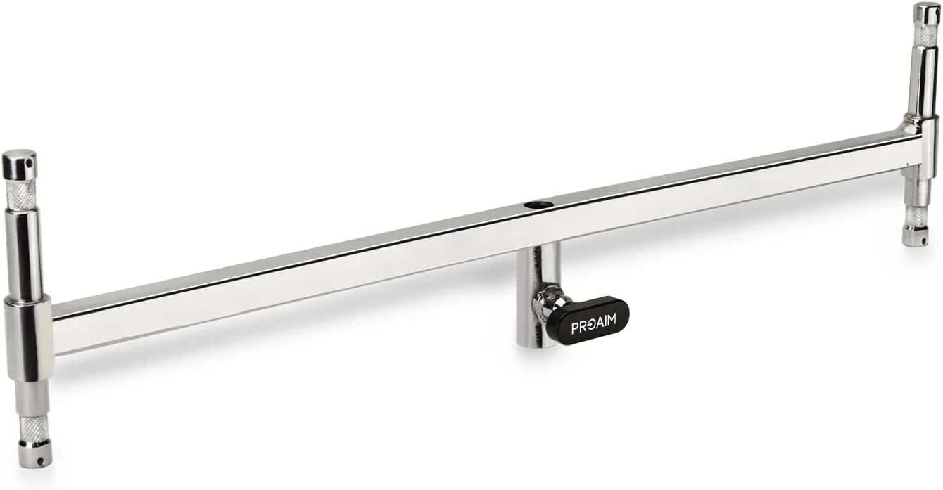 سر دوتایی PROAIM 5/8" - به سرعت چندین نور و لوازم جانبی خود را بر روی یک پایه C نصب کنید | حداکثر چهار نور و لوازم جانبی را روی یک پایه نور پین کودک نصب کنید (P-LNKB-DH)