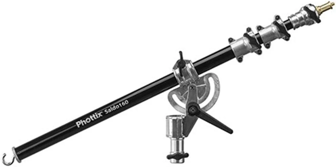 بازوی بوم پایه نور فوتیکس Saldo به همراه کیسه شن متوسط - 160 سانتی متر، بزرگ