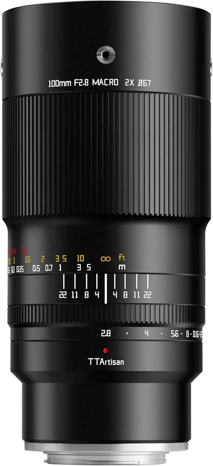 لنز ماکرو 100mm F2.8 با بدنه فلزی و مانت کفشک سرد TTArtisan سازگار با مانت Fujifilm X - مشکی