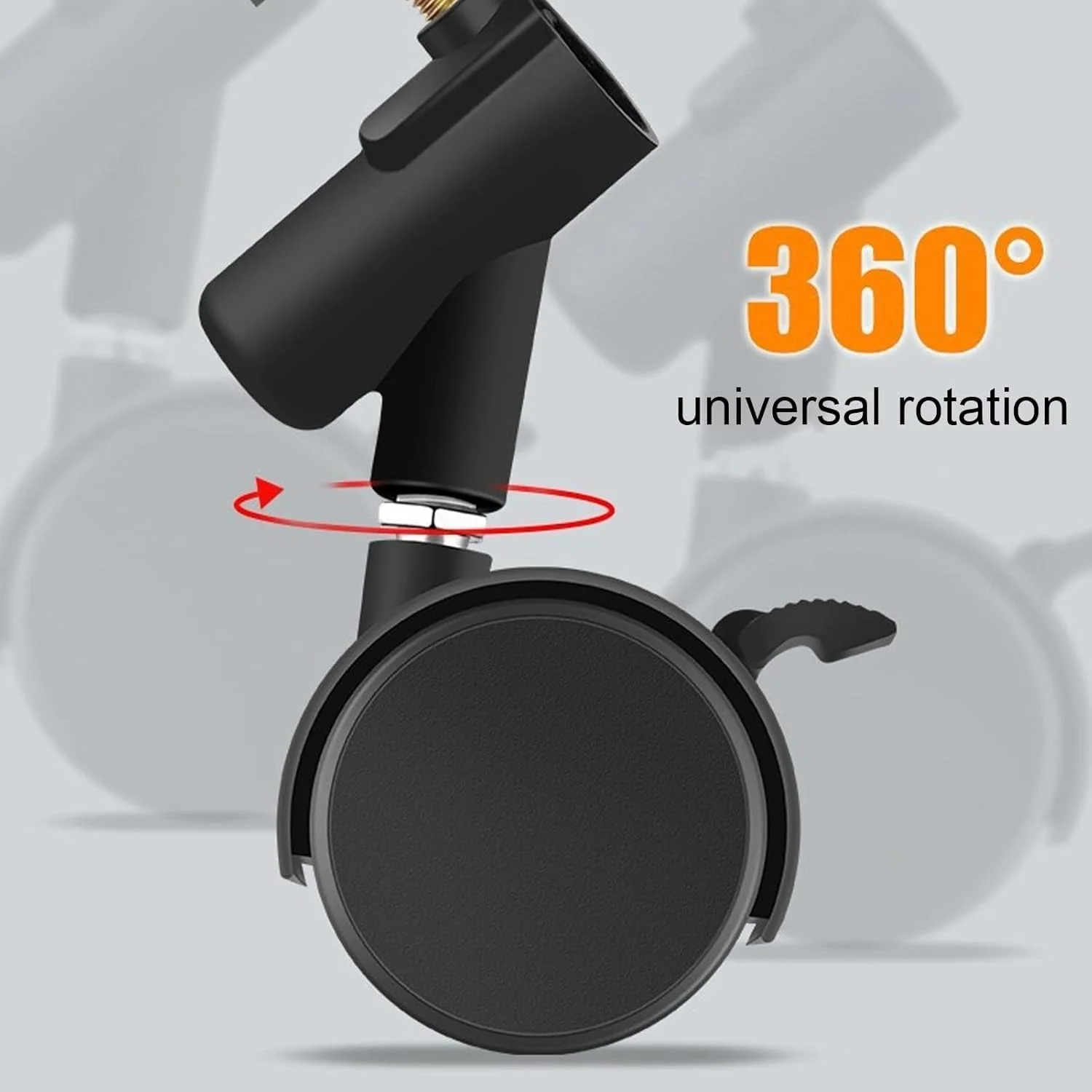 چرخ های پایه نور با قابلیت چرخش 360 درجه، حرکت بی صدا، مناسب برای عکاسی زنده، ساخته شده از مواد PP