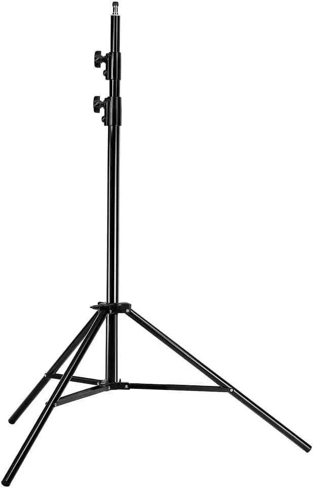 پایه نور عکاسی دابل بی 200 سانتی متری، سه پایه قابل تنظیم، آلیاژ آلومینیوم سنگین، تحمل وزن تا 8 کیلوگرم، مناسب برای سافت باکس، چتر، نور و رفلکتور، مشکی پایه نور عکاسی دابل بی 200 سانتی متری، سه پایه قابل تنظیم، آلیاژ آلومینیوم سنگین، تحمل وزن تا 8 کیلوگرم، مناسب برای سافت باکس، چتر، نور و رفلکتور، مشکی