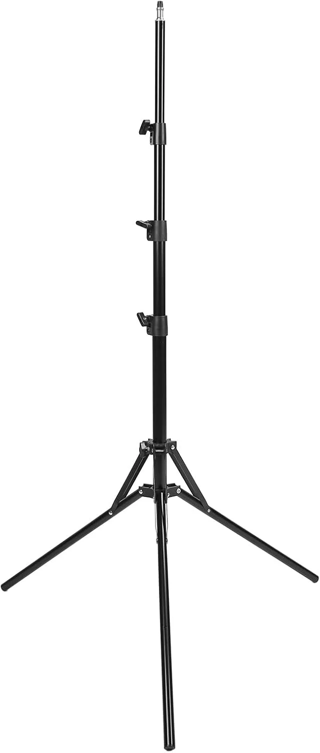 پایه نورپردازی با عملکرد بالا، پایه نور آلیاژ آلومینیوم با تاشو معکوس برای عکاسی