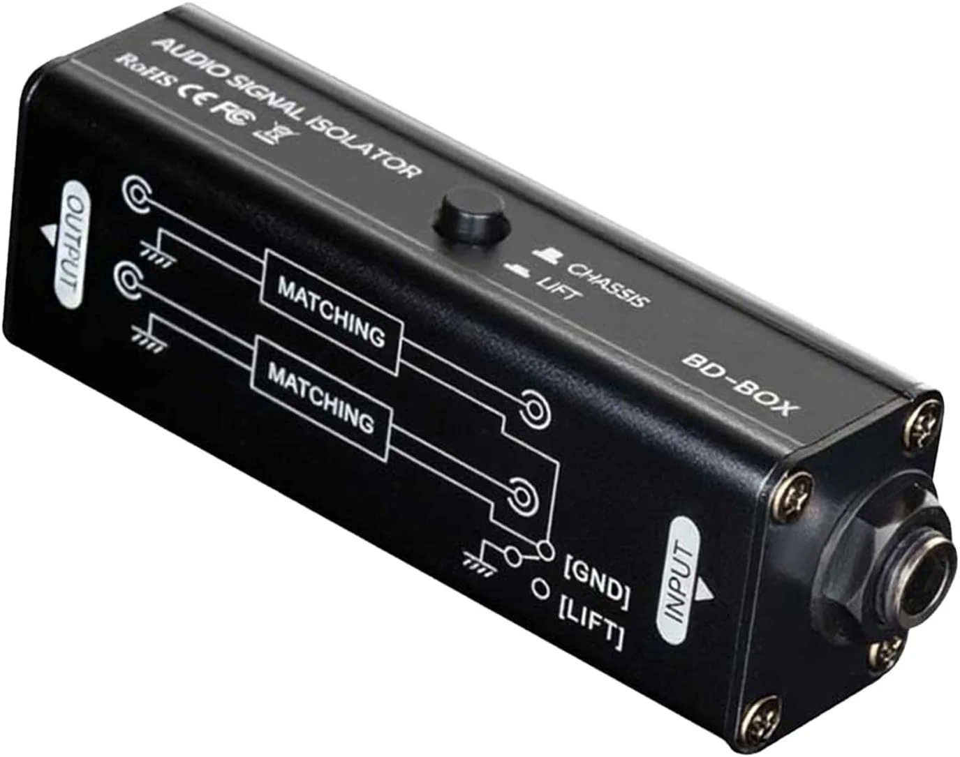 ایزولاتور نویز حلقه زمینی ASHATA، فیلتر نویز سیگنال 6.35 میلی متری، ایزولاتور هام حلقه زمینی، فیلتر خودرو برای سیستم صوتی میکروفون جلسه ایزولاتور نویز حلقه زمینی ASHATA، فیلتر نویز سیگنال 6.35 میلی متری، ایزولاتور هام حلقه زمینی، فیلتر خودرو برای سیستم صوتی میکروفون جلسه