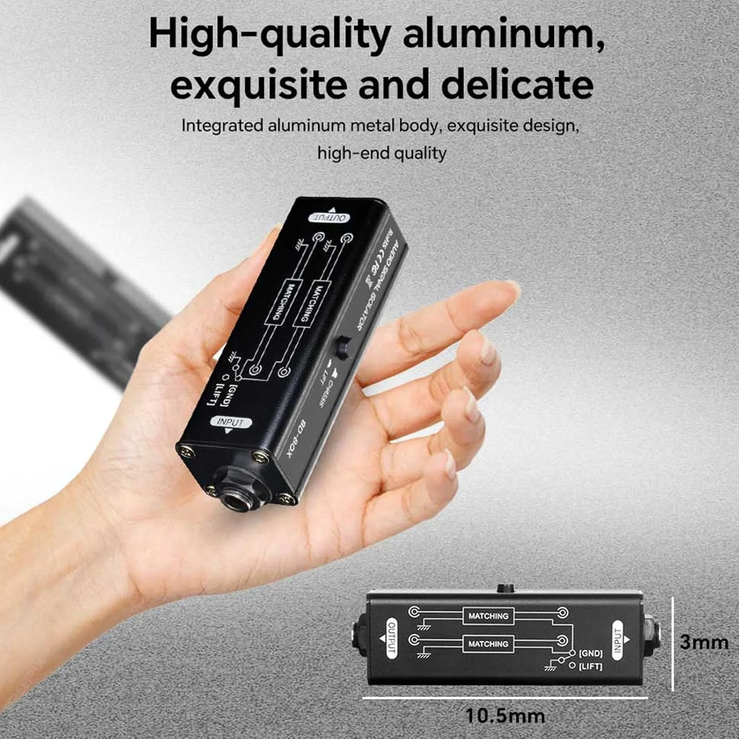 ایزولاتور نویز حلقه زمینی ASHATA، فیلتر نویز سیگنال 6.35 میلی متری، ایزولاتور هام حلقه زمینی، فیلتر خودرو برای سیستم صوتی میکروفون جلسه ایزولاتور نویز حلقه زمینی ASHATA، فیلتر نویز سیگنال 6.35 میلی متری، ایزولاتور هام حلقه زمینی، فیلتر خودرو برای سیستم صوتی میکروفون جلسه