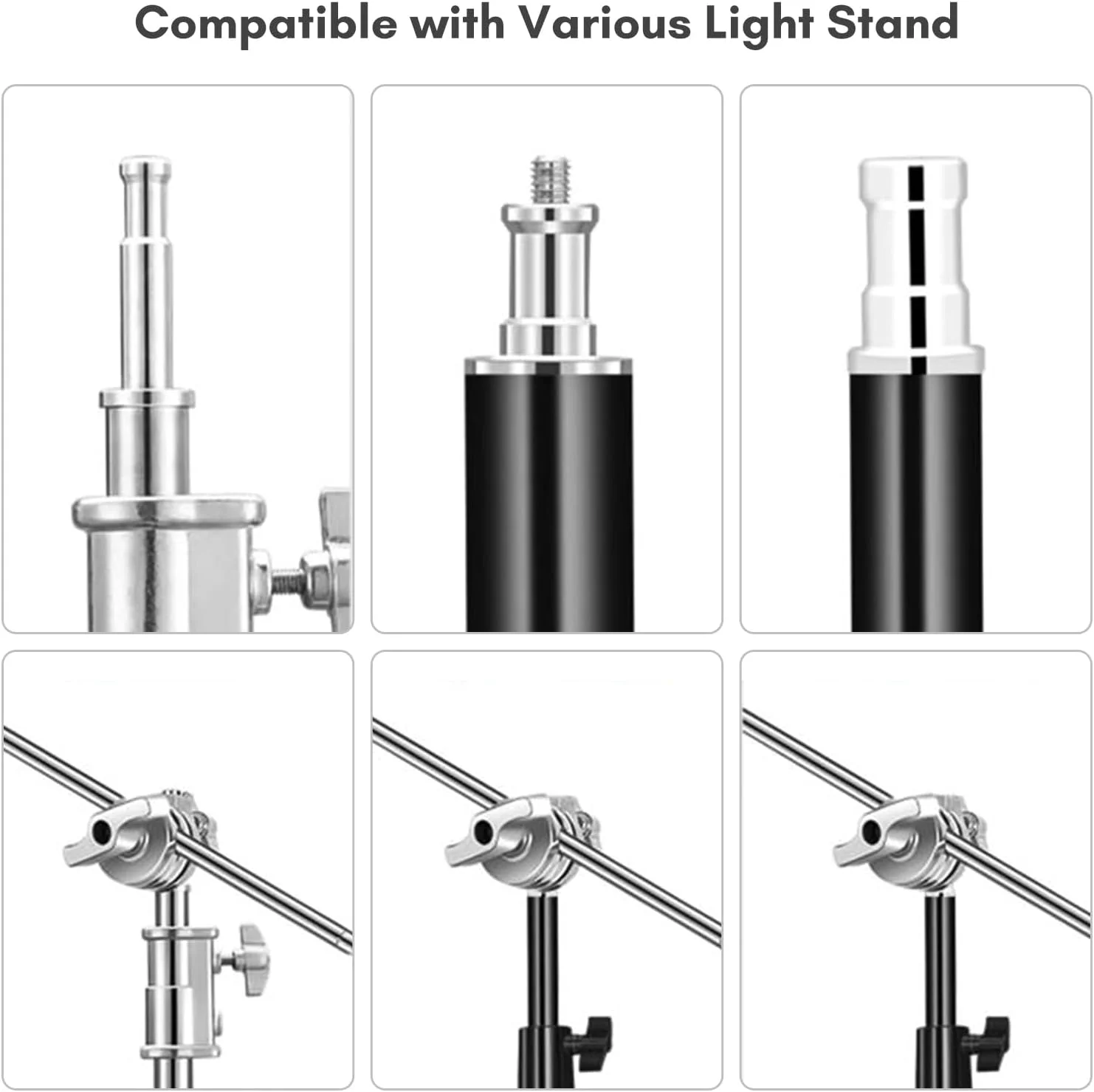 آداپتور نصب پایه نور چند منظوره Namolit، نگهدارنده سر چرخان سنگین برای بازوی بوم اکستنشن پایه نور، لوازم جانبی عکاسی با 4 سوراخ نصب آداپتور نصب پایه نور چند منظوره Namolit، نگهدارنده سر چرخان سنگین برای بازوی بوم اکستنشن پایه نور، لوازم جانبی عکاسی با 4 سوراخ نصب