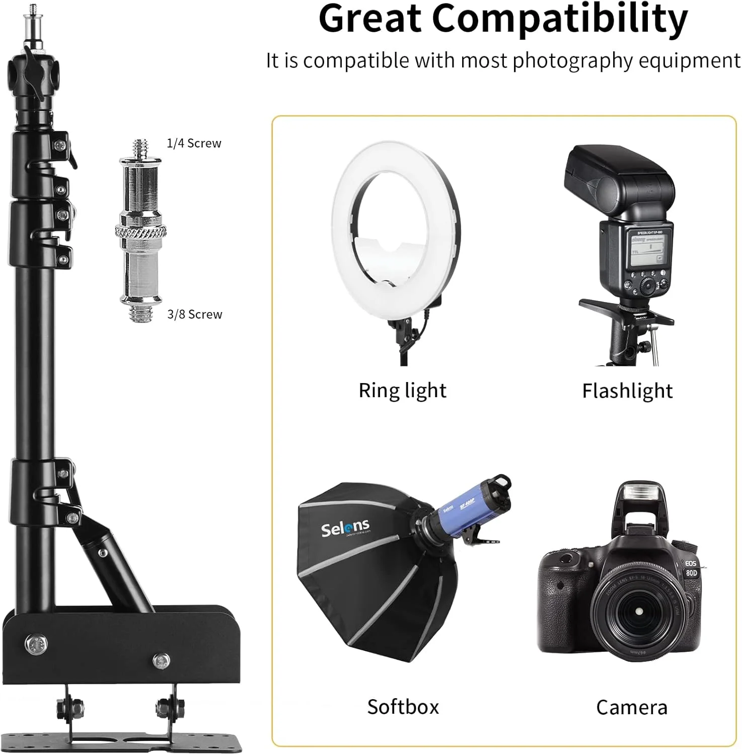بازوی دیواری نورپردازی Meking 100 سانتی متری با قابلیت چرخش 180 درجه برای نور استروب، سافت باکس و نورافکن بازوی دیواری نورپردازی Meking 100 سانتی متری با قابلیت چرخش 180 درجه برای نور استروب، سافت باکس و نورافکن