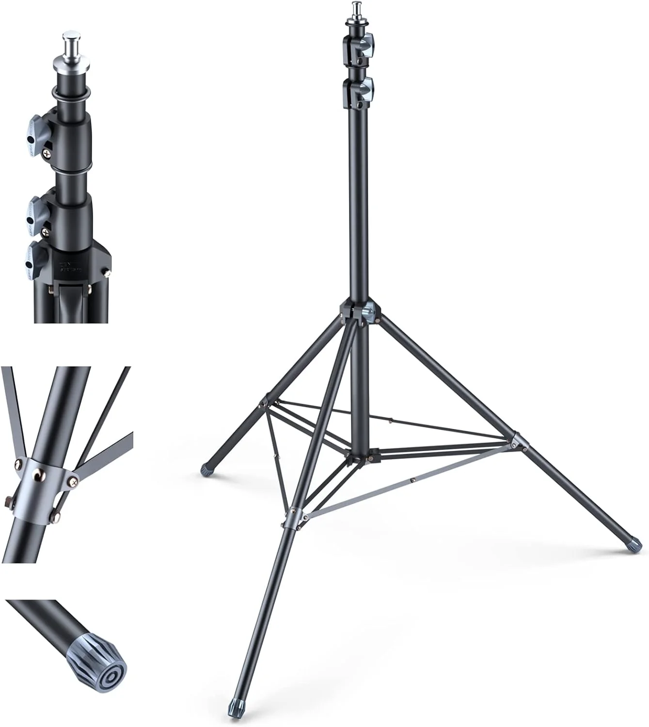 پایه نور سنگین و مقاوم استودیویی لینکو Zenith 9 فوت مدل 8909H به همراه میله های نگهدارنده اضافی پایه نور سنگین و مقاوم استودیویی لینکو Zenith 9 فوت مدل 8909H به همراه میله های نگهدارنده اضافی