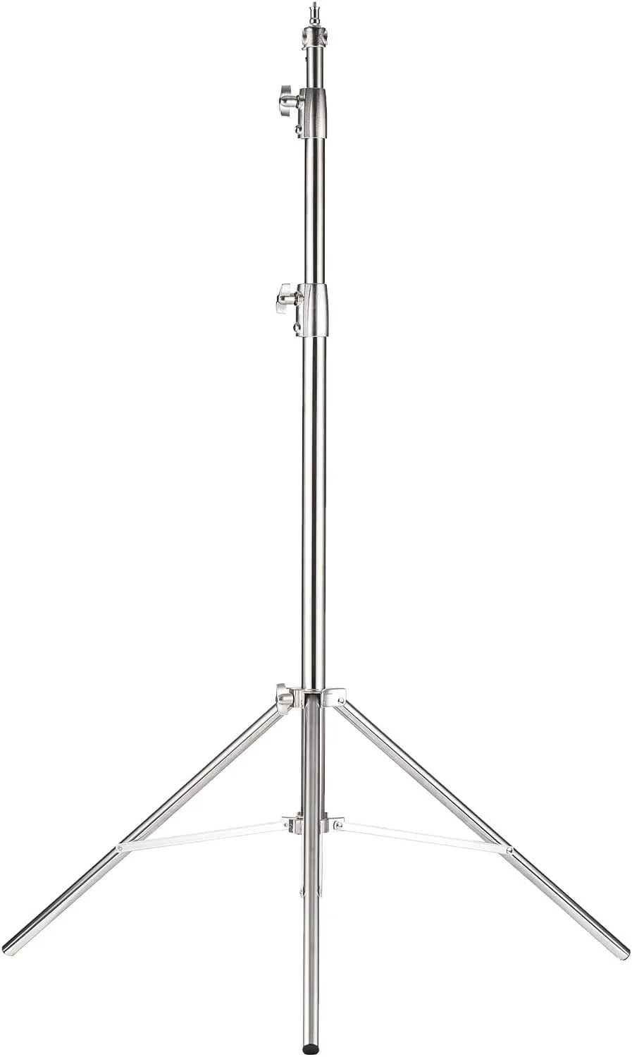 پایه نور استیل ضد زنگ، سه پایه عکاسی سنگین با آداپتور پیچ 1/4 به 3/8 برای نور استروب LED ویدئو پایه نور استیل ضد زنگ، سه پایه عکاسی سنگین با آداپتور پیچ 1/4 به 3/8 برای نور استروب LED ویدئو