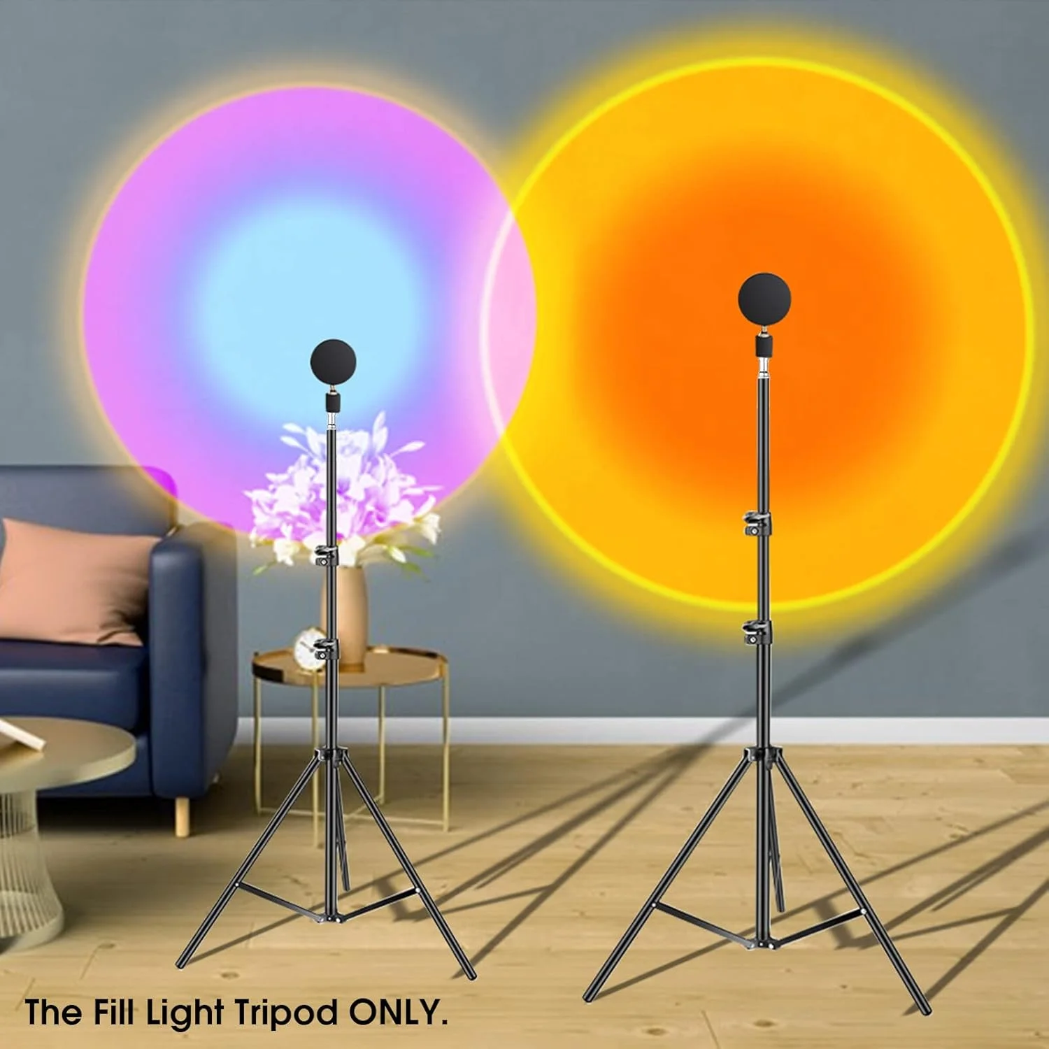 پایه نور رینگی Labymos با طول 2.1 متر، سه پایه قابل تنظیم برای نورپردازی عکاسی و پخش زنده پایه نور رینگی Labymos با طول 2.1 متر، سه پایه قابل تنظیم برای نورپردازی عکاسی و پخش زنده