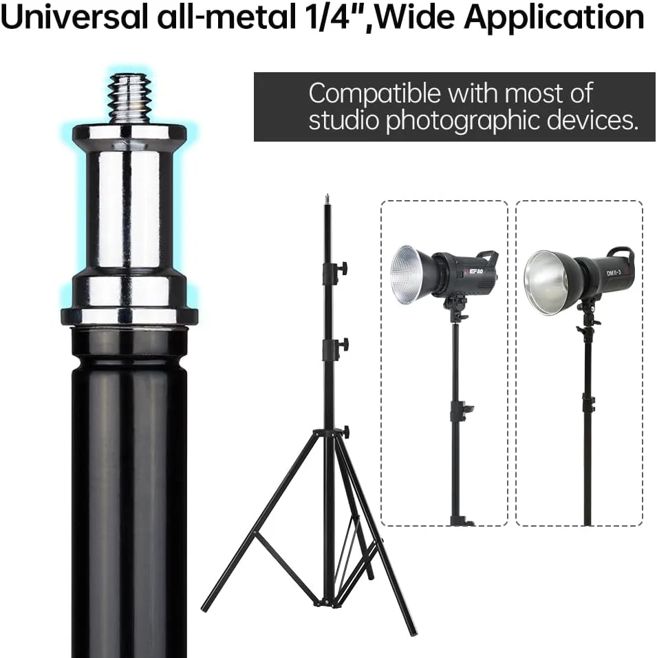 پایه نورپردازی عکاسی جینبی 220 سانتی متری پایه نورپردازی عکاسی جینبی 220 سانتی متری