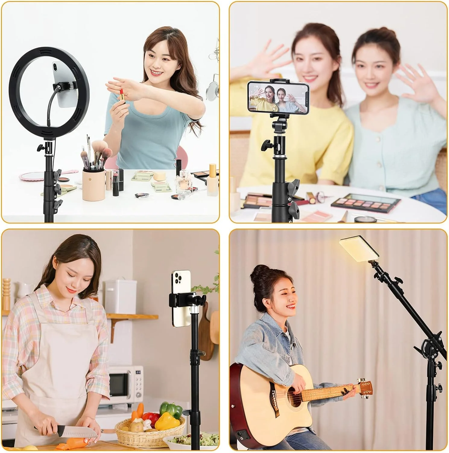 آداپتور تغییر سریع 4 عددی با پیچ 1/4 اینچی، آداپتور چند منظوره پایه سه پایه - برای پایه مانیتور استودیو، پایه دوربین، سه پایه نورپردازی استودیوی عکاسی