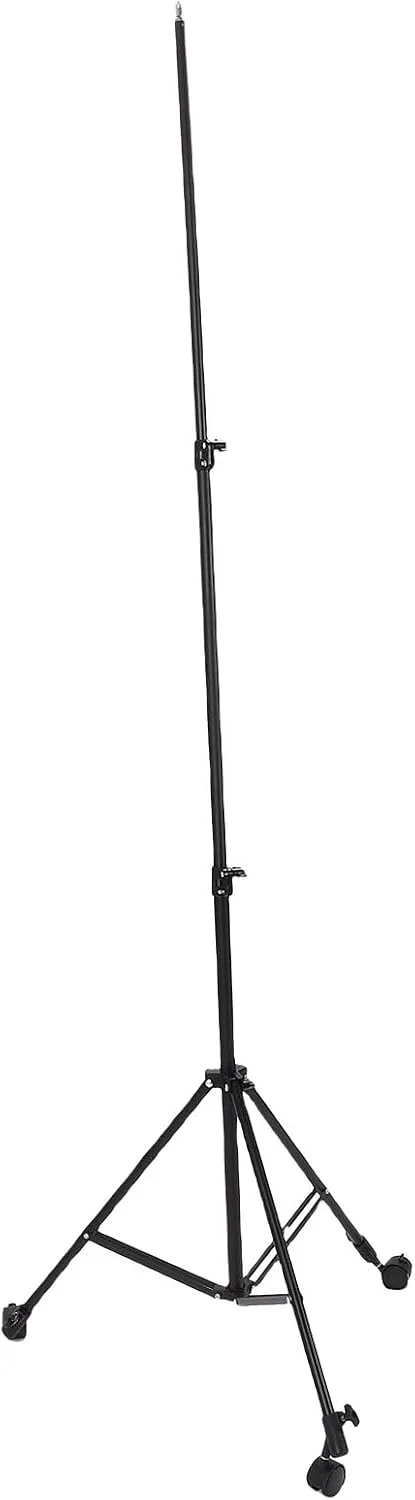 پایه نور تاشو Jiawu با کاربردهای گسترده برای پخش زنده سلفی، 1 عدد فلزی نایلونی