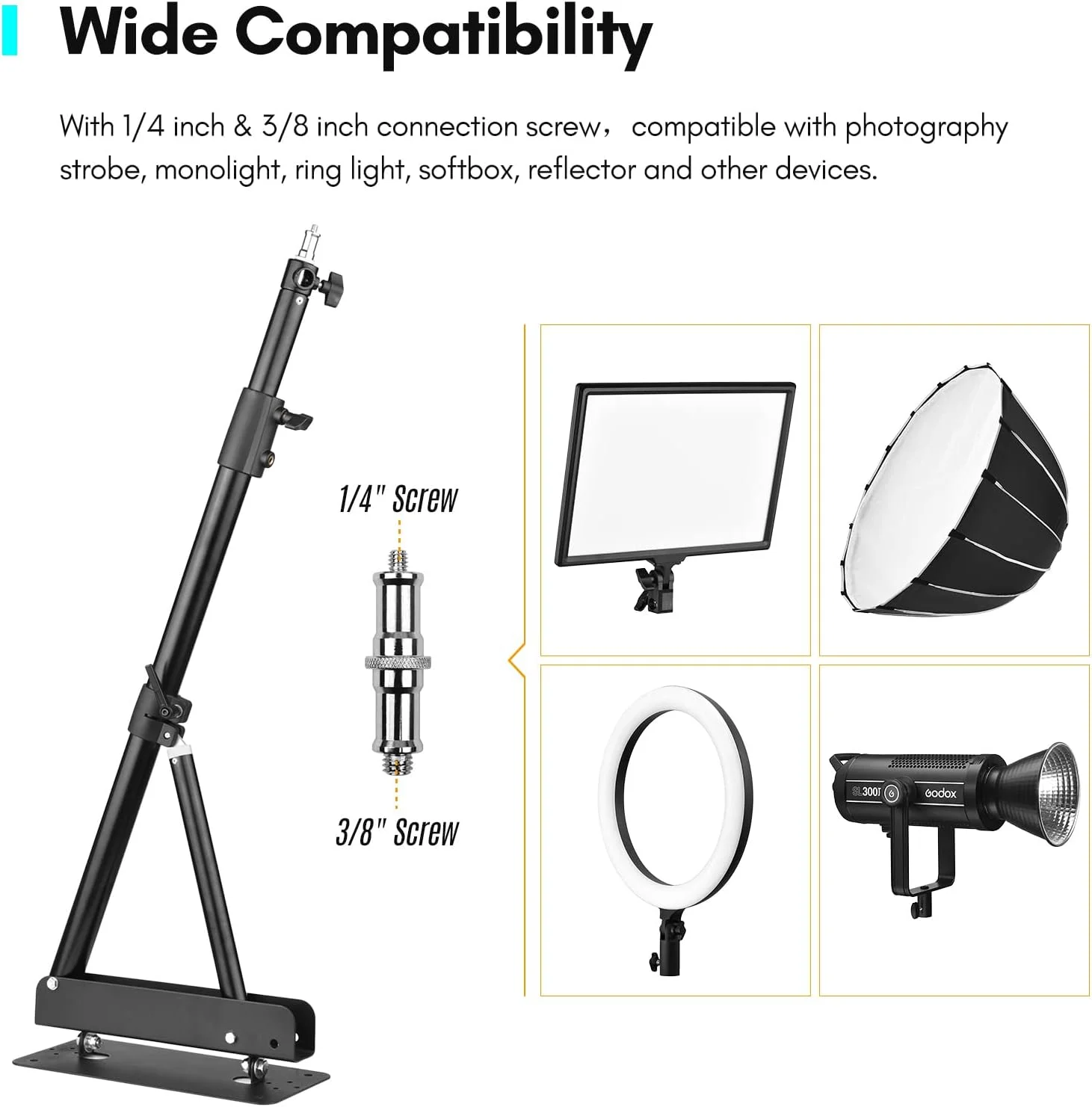 بازوی بوم مثلثی نصب دیواری Irovami برای نور استروب عکاسی، مونو لایت، سافت باکس، رفلکتور، رینگ لایت، آلیاژ آلومینیوم، ظرفیت بار 5 کیلوگرم، چرخش 180 درجه، حداکثر طول 130 سانتی متر بازوی بوم مثلثی نصب دیواری Irovami برای نور استروب عکاسی، مونو لایت، سافت باکس، رفلکتور، رینگ لایت، آلیاژ آلومینیوم، ظرفیت بار 5 کیلوگرم، چرخش 180 درجه، حداکثر طول 130 سانتی متر