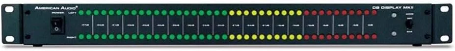 نمایشگر میزان صدای American Audio MKII DB برای رک آمپلی فایر