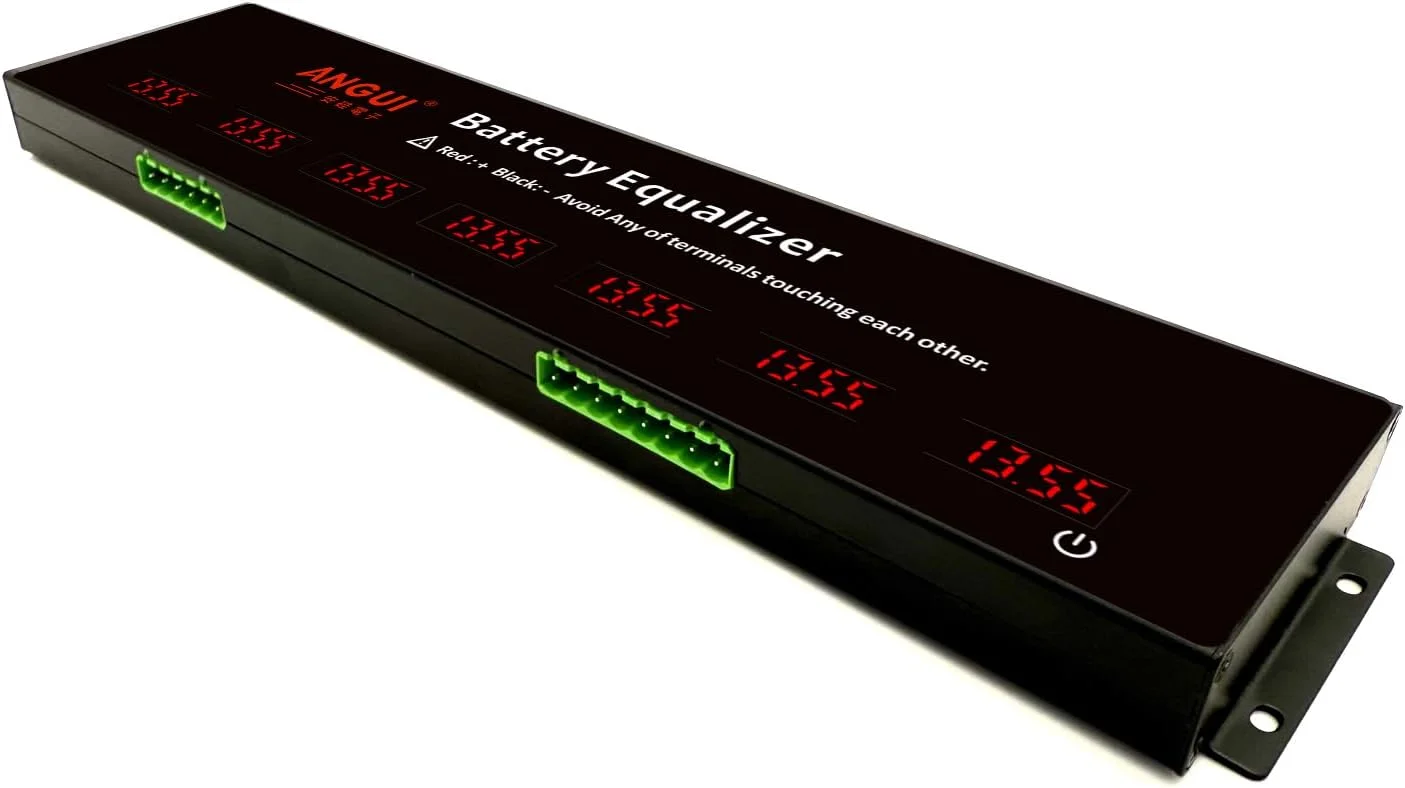 متعادل کننده باتری KBM107S برای 7 باتری 12 ولت اسید سرب، لیتیوم یون، LiFePO4 با کنترلر ولتاژ سوئیچ لمسی و نمایشگر LED (مدل KBM107S)