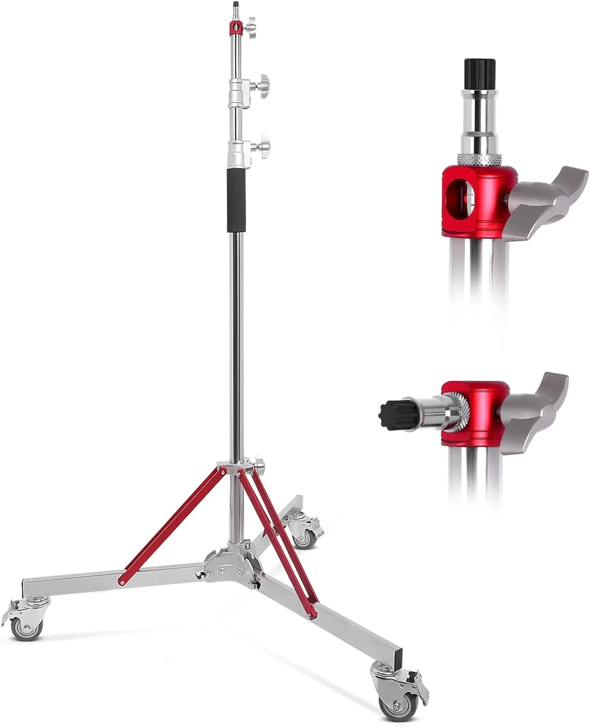 پایه نور سنگین با چرخ