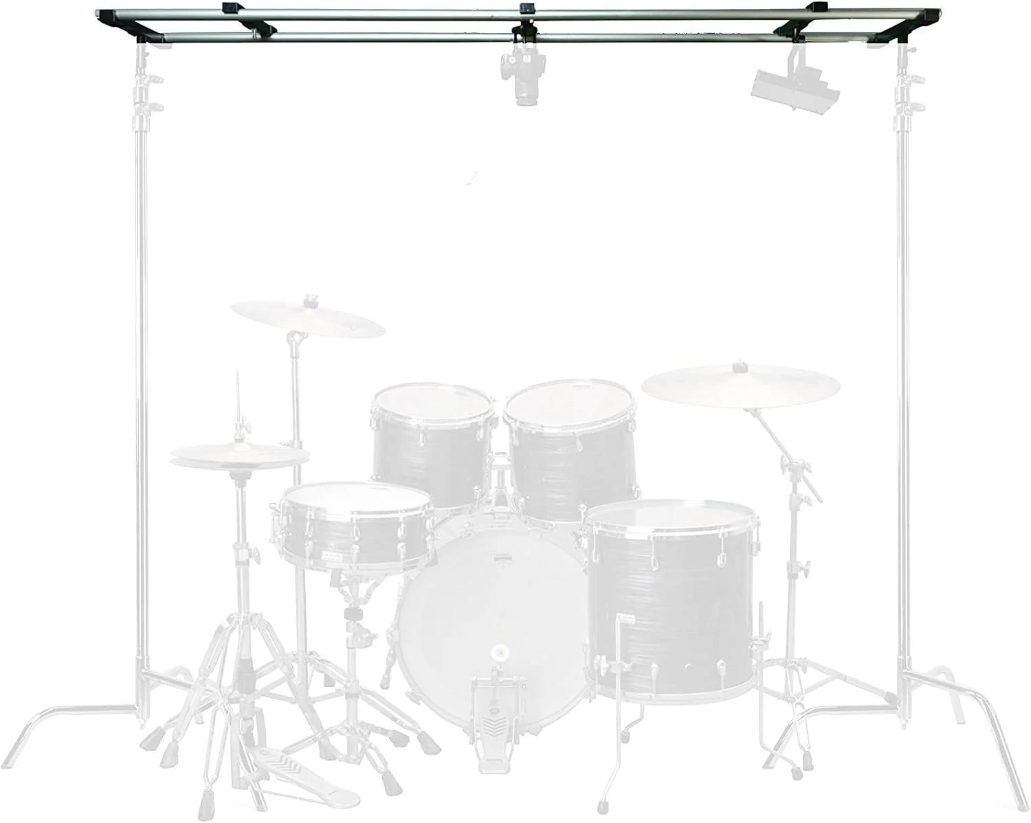 ریگ بالای سر Glide Gear OH 150 – برای دوربین، نور – پلتفرم ماژولار 1.2 تا 3.6 متری، نصب سه پایه/سی-استند، ظرفیت 9 کیلوگرم