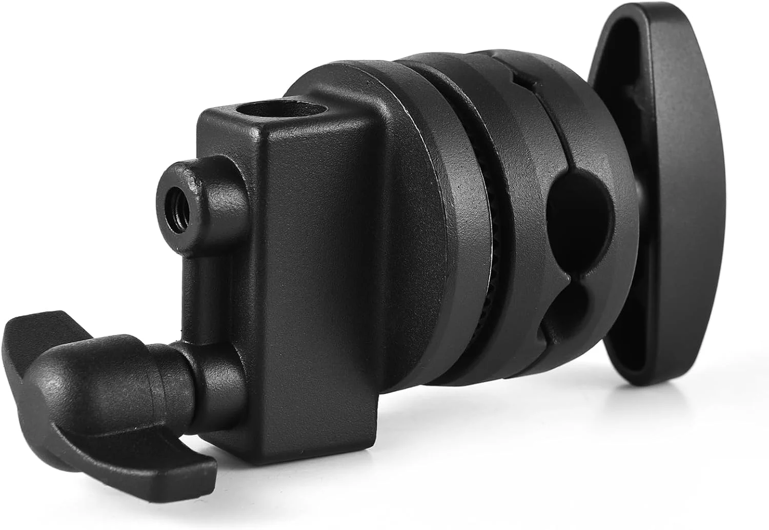 آداپتور نصب پایه نور چند منظوره Graflsoa، نگهدارنده سر چرخان سنگین برای بازوی بوم اکستنشن پایه نور، لوازم جانبی عکاسی با 4 سوراخ نصب