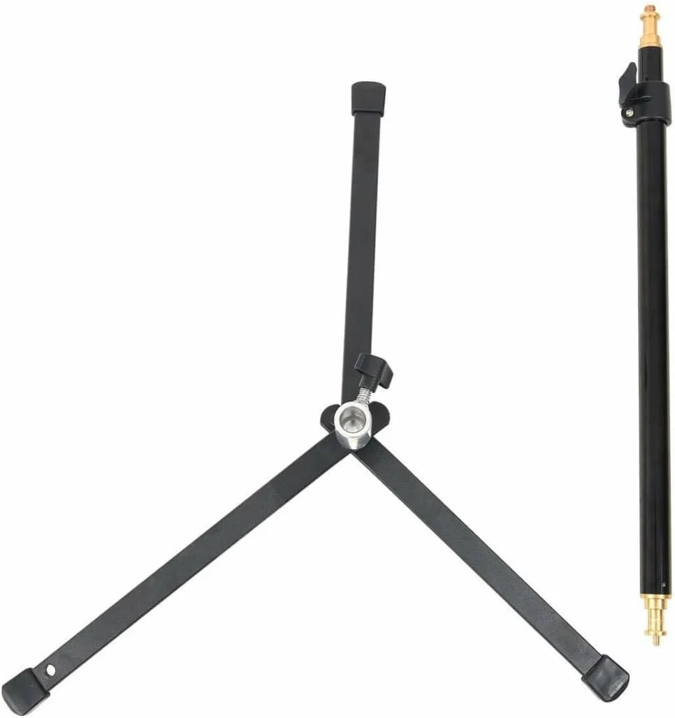 پایه نور تاشو زمینی گودکس، آلومینیومی، مشکی، حداکثر ارتفاع 87 سانتی متر، ظرفیت بار 3 کیلوگرم، شامل پایه جداشدنی پایه نور تاشو زمینی گودکس، آلومینیومی، مشکی، حداکثر ارتفاع 87 سانتی متر، ظرفیت بار 3 کیلوگرم، شامل پایه جداشدنی