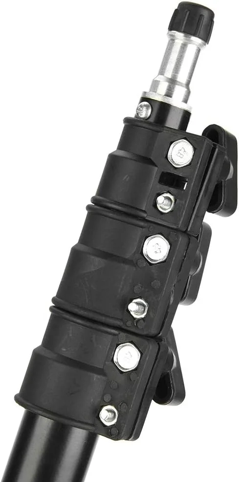 پایه نور استودیویی، نگهدارنده تاشو نور عکاسی استودیویی، با رزوه 1/4 اینچی برای کارهای سنگین و تضمین ایمنی تجهیزات نورپردازی پایه نور استودیویی، نگهدارنده تاشو نور عکاسی استودیویی، با رزوه 1/4 اینچی برای کارهای سنگین و تضمین ایمنی تجهیزات نورپردازی