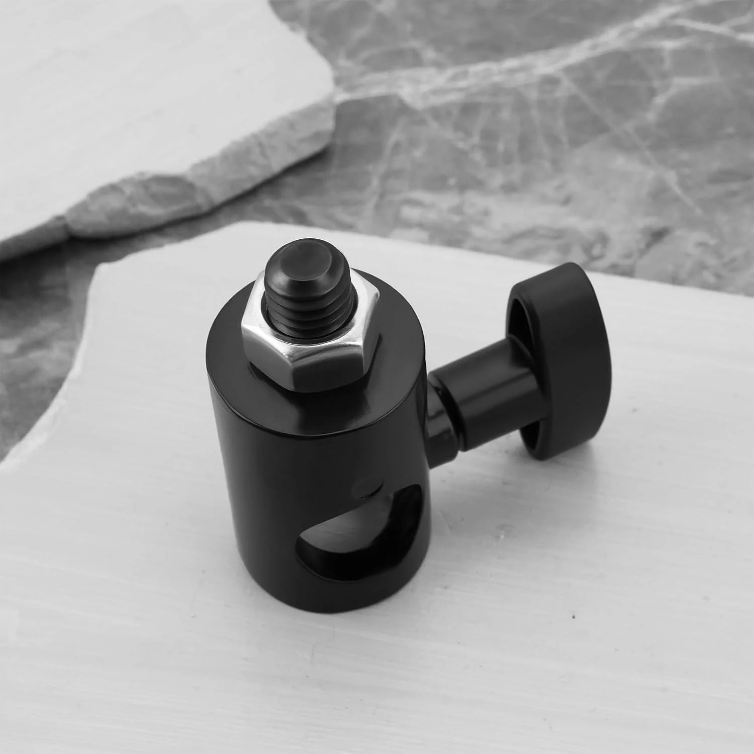 ECSiNG دو عدد تبدیل سریع 3/8 اینچی DSLR برای پایه های نور عکاسی، هد های پن، دوربین های فلاش، تجهیزات عکاسی 5/8 اینچ به 3/8 اینچ