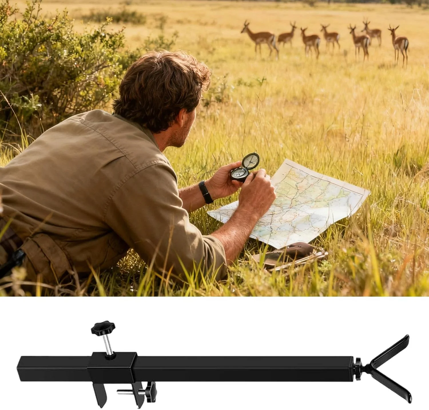 پایه نور - پایه عکس قابل تنظیم ارتفاع - نگهدارنده پرتره عکاسی - برای کمپینگ در فضای باز، پیاده روی، مسافرت، کوله گردی، چادر، ماجراجویی، کوهنوردی، پیک نیک پایه نور - پایه عکس قابل تنظیم ارتفاع - نگهدارنده پرتره عکاسی - برای کمپینگ در فضای باز، پیاده روی، مسافرت، کوله گردی، چادر، ماجراجویی، کوهنوردی، پیک نیک