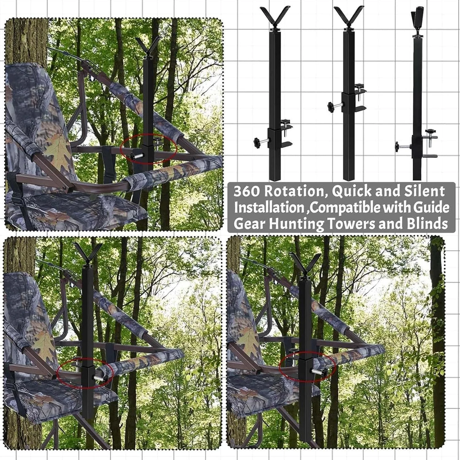 پایه های نور برای عکاسی، پایه سلفی با قابلیت تنظیم ارتفاع | پایه دوربین فضای باز - برای مسافرت، کوله گردی، کمپینگ، پیاده روی، چادر، ماجراجویی، کوهنوردی، پیک نیک