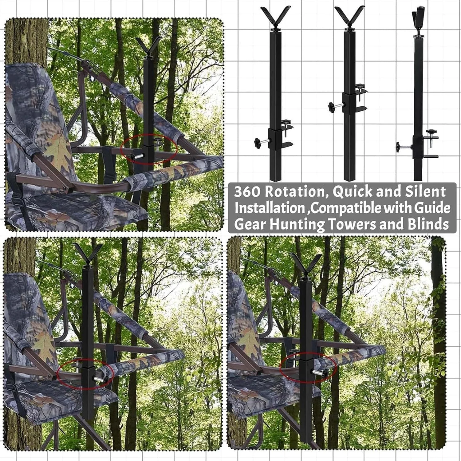 پایه نور عکاسی | پایه نور قابل حمل با ارتفاع قابل تنظیم - تکیه گاه براکت فوتوشات | برای کمپینگ در فضای باز، پیاده روی، مسافرت، کوله گردی، چادر، ماجراجویی، کوهنوردی، پیک نیک