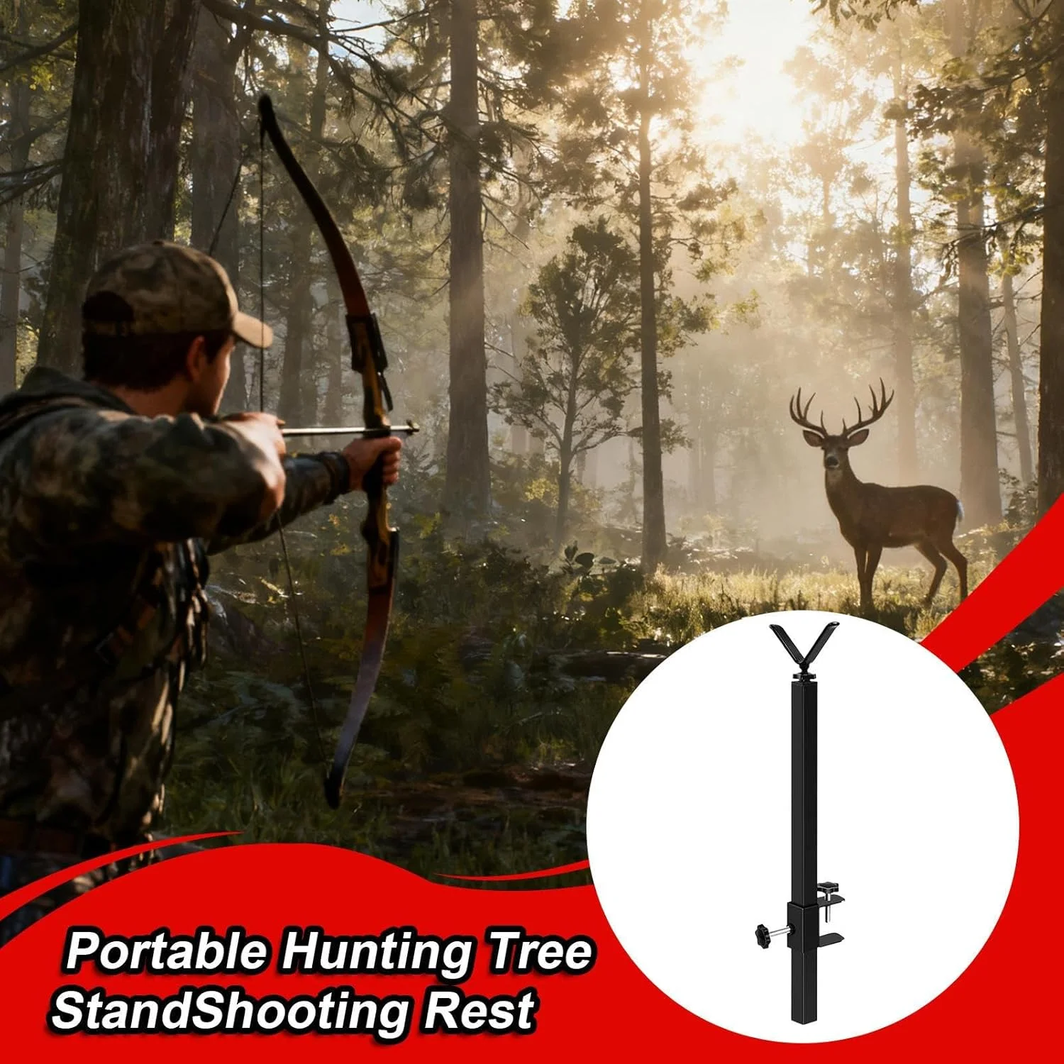 پایه های نور برای عکاسی، پایه نور قابل حمل با ارتفاع قابل تنظیم - نگهدارنده دوربین بدون دست | برای کمپینگ در فضای باز، پیاده روی، مسافرت، کوله گردی، چادر، ماجراجویی، کوهنوردی، پیک نیک پایه های نور برای عکاسی، پایه نور قابل حمل با ارتفاع قابل تنظیم - نگهدارنده دوربین بدون دست | برای کمپینگ در فضای باز، پیاده روی، مسافرت، کوله گردی، چادر، ماجراجویی، کوهنوردی، پیک نیک